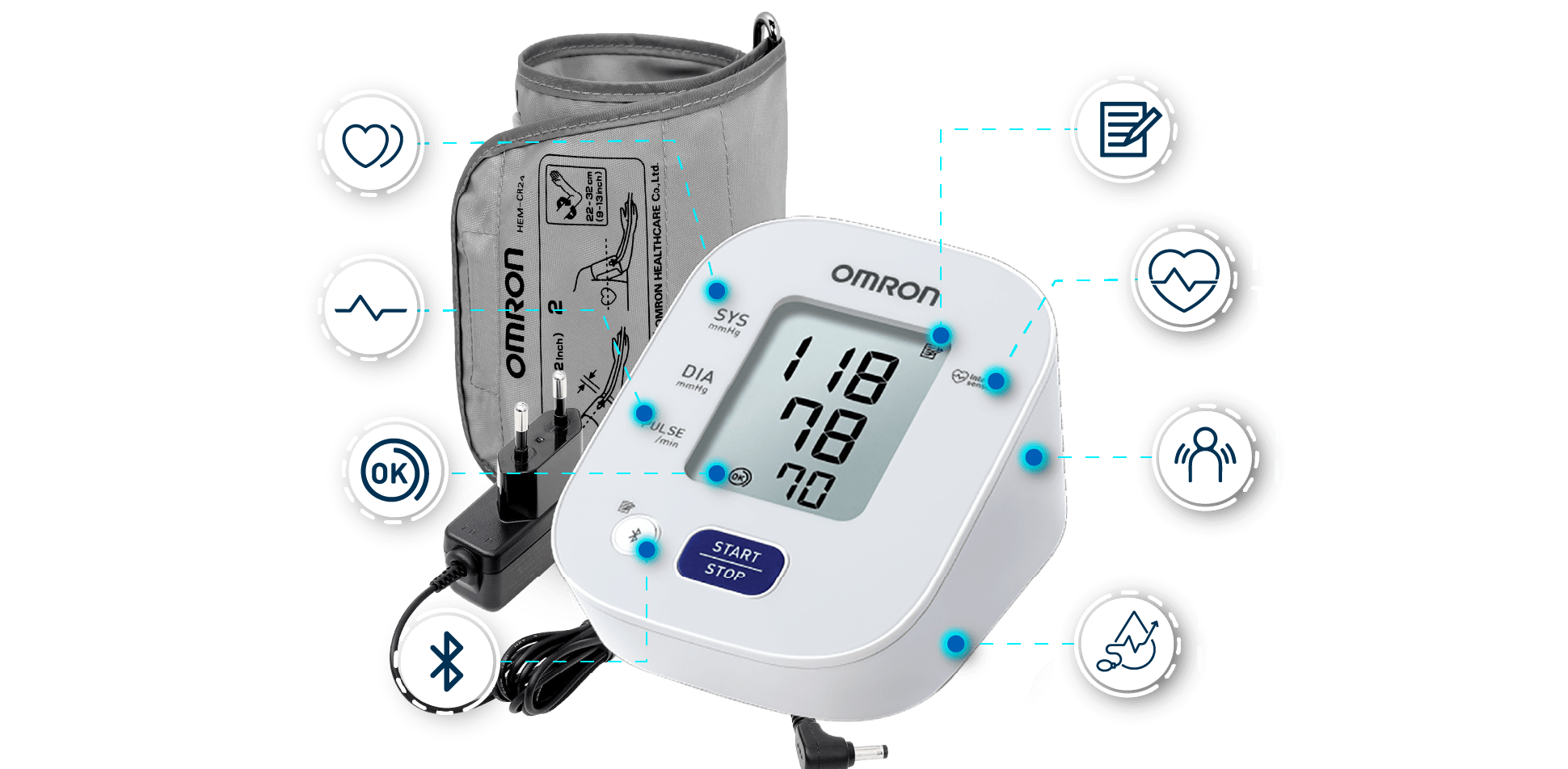 Buy Omron Hem T A Bluetooth Blood Pressure Monitor Online At Best Price